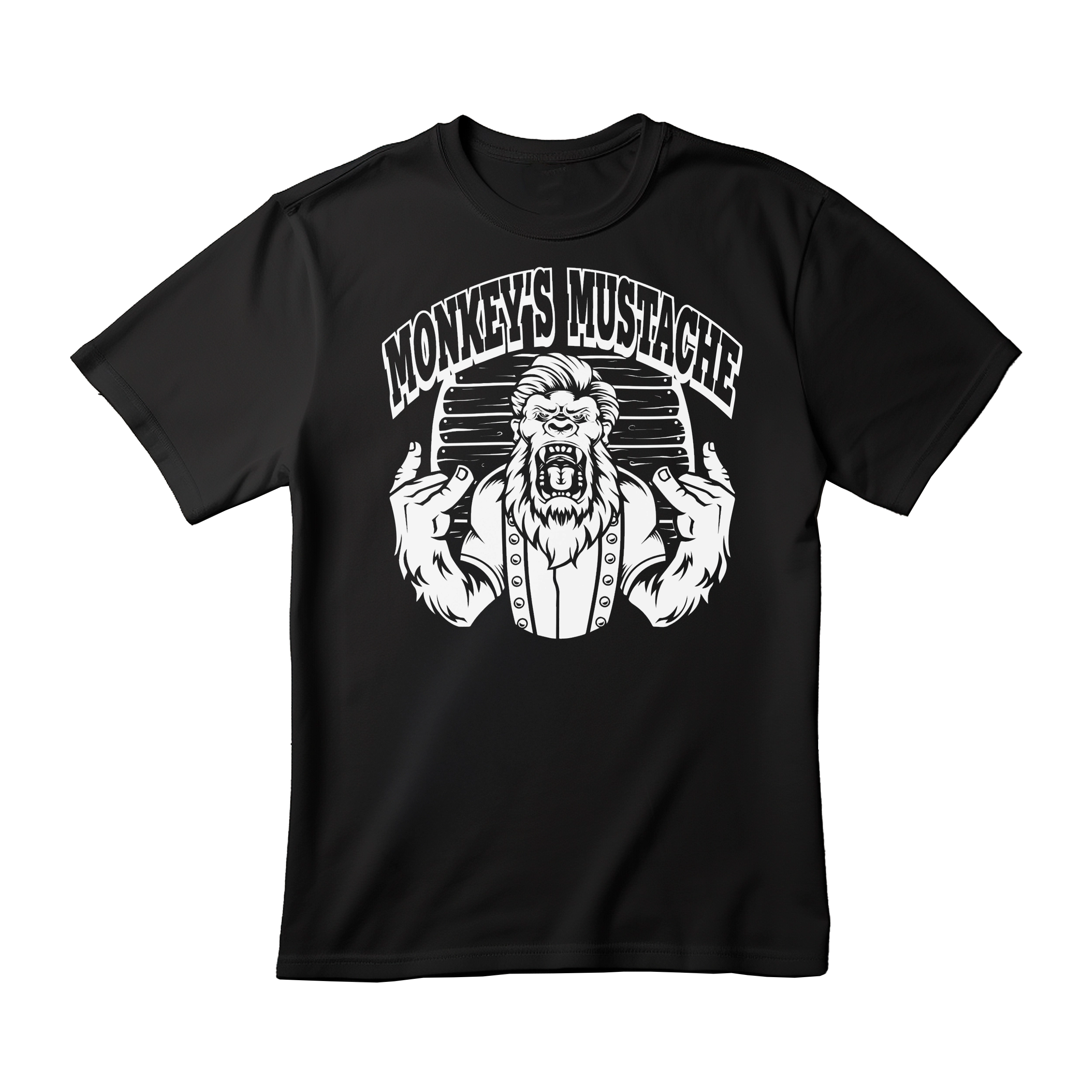 Monkey T-Shirt_rock_ohne Hintergrund
